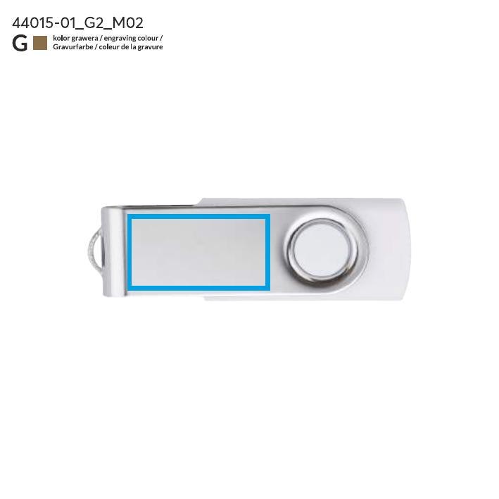 Pamięć USB TWISTER 32 GB biały