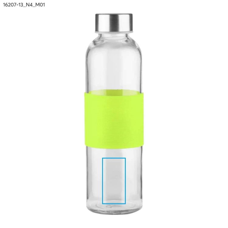 Butelka szklana GLASSI 510 ml zielony jasny