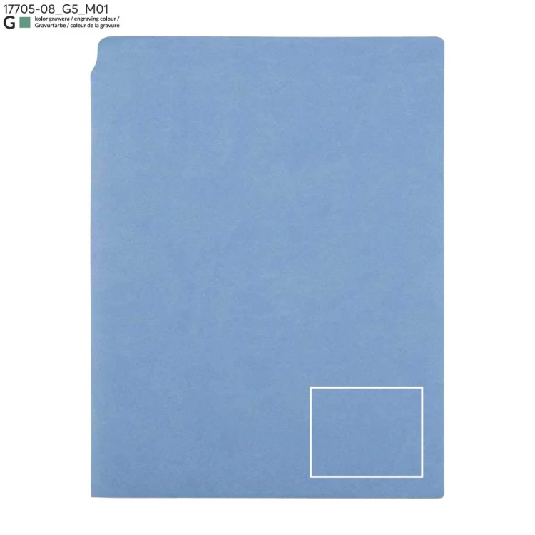 Notes BELLIS A5 błękitny
