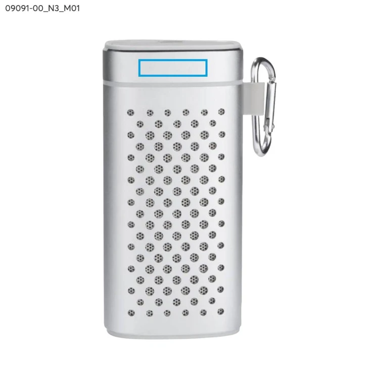 Głośnik bezprzewodowy z power bankiem SOUND 4000 mAh srebrny