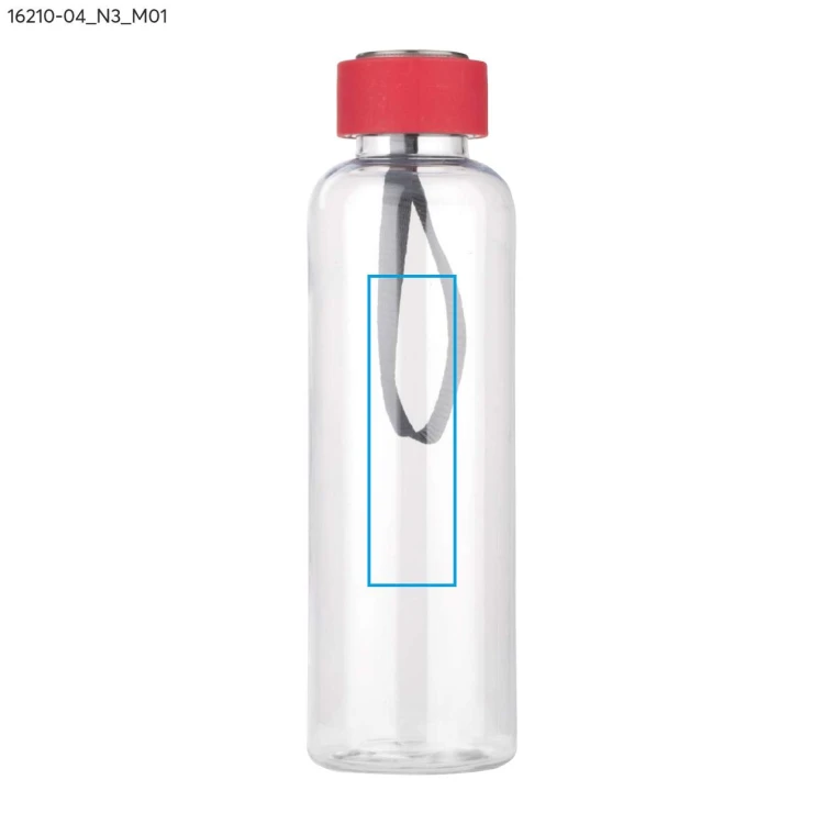 Butelka CLEAR 500 ml czerwony