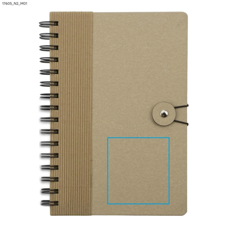 Notes RECYCLE A5 beżowy (naturalny)