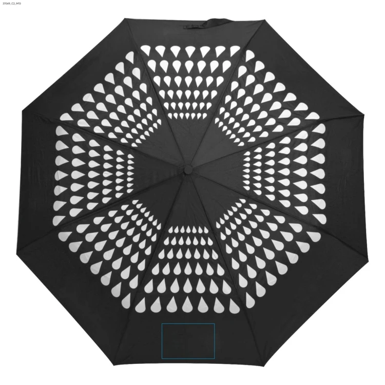 Parasol zmieniający kolor CROPLA czarny