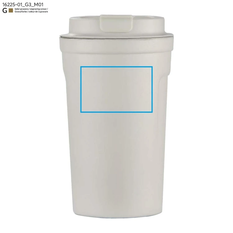 Kubek termiczny COLPO 400 ml biały
