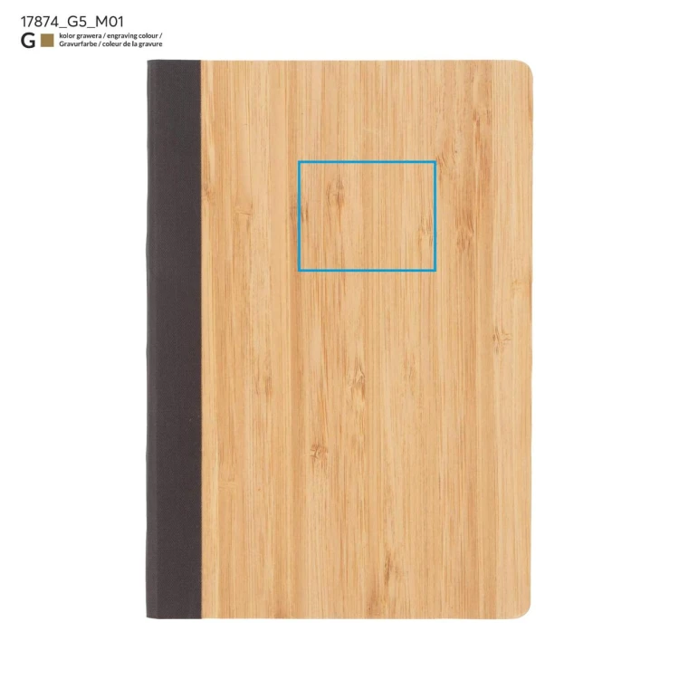 Notes SASSO A5 brązowy
