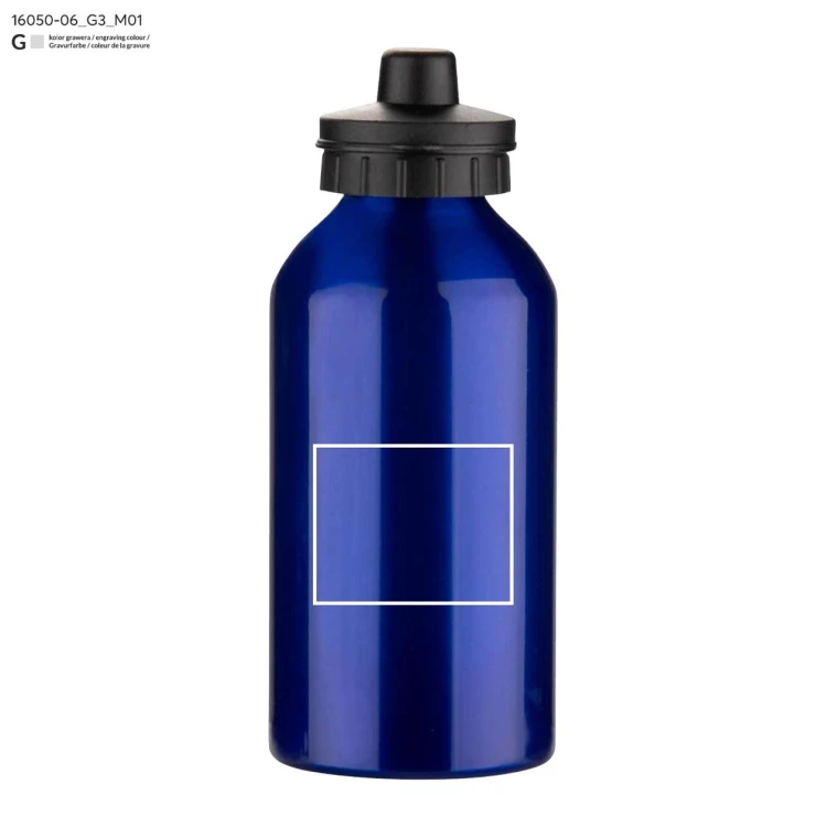 Butelka aluminiowa ESPO 500 ml niebieski z logo