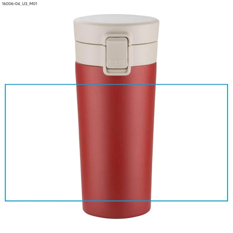 Kubek termiczny STAR 350 ml czerwony