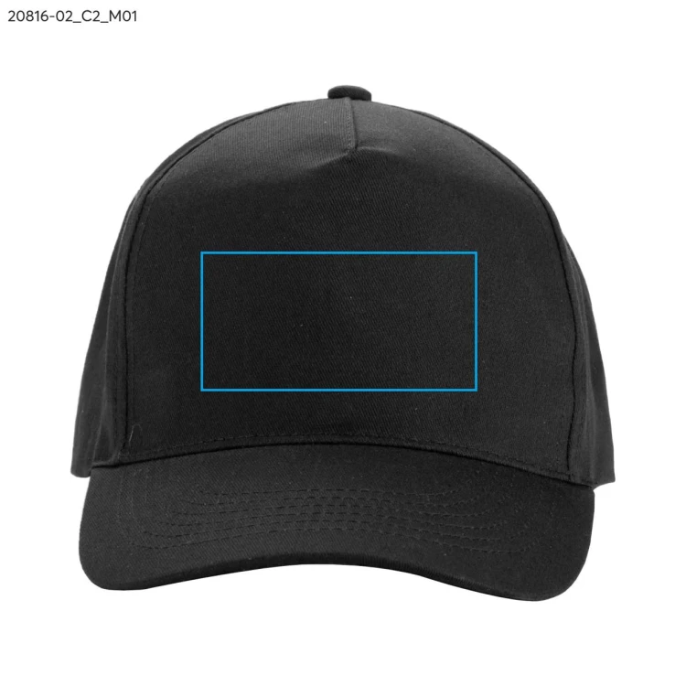 Czapka z daszkiem TORI czarny z logo