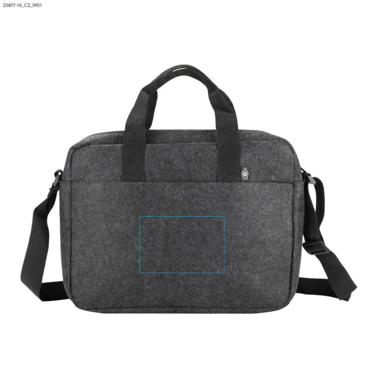 Torba na laptopa TEKKO szary z logo