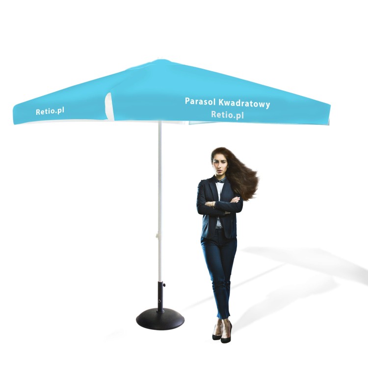 Parasol gastronomiczny ogrodowy barowy parasol restauracyjny piwny handlowy parasol hotelowy parasol reklamowy z indywidualnym nadrukiem Kwadratowy