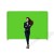 Ścianka fotograficzna tło do zdjęć zielona tło greenscreen filmowa wideościanka ścianka wideo 300 x 240 cm PREMIUM