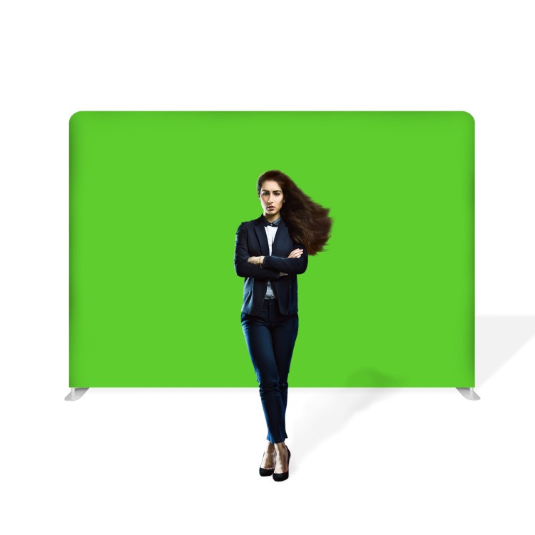 Ścianka fotograficzna tło do zdjęć zielona tło greenscreen filmowa wideościanka ścianka wideo 300 x 240 cm PREMIUM