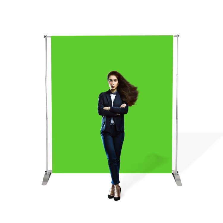 Ścianka fotograficzna tło do zdjęć zielone tło greenscreen filmowa wideościanka ścianka wideo 240 x 250 cm