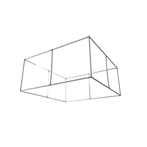 System podwieszany tekstylny kwadrat - stelaż