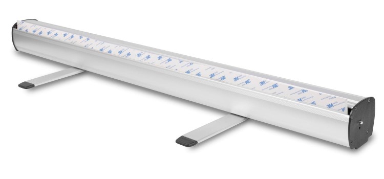 Roll-up-Kassette basic plus mit Kunststoffseiten - sichtbares Montageband