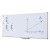 Magnetyczna tablica suchościeralna SCRITTO® Economy 180 x 90 cm biała tablica suchościeralna magnetyczna do urzędu szkoły biura do pisania markerem pisakiem flamastrem suchościeralnym