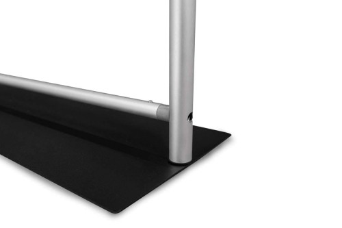 Sockel des geraden Textilständers Standard Plus