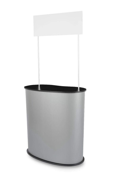 Standrahmen Basic Promo mit Topper von der Seite