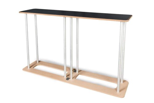 Ständer für rechteckige XXL-Textilien von der Seite