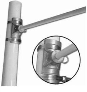 Straßenmast Fahnenmast - Befestigung