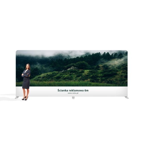 Wydruk do ścianki tekstylnej 6 m