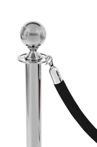 Einfassung (Schnur) für Zaunpfosten, schwarz, Velours