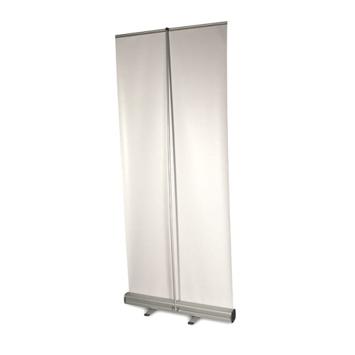 Widok na masz z tyłu - Rollup Mosquito 120 x 200 cm stojak reklamowy jak Ścianka Reklamowa rozwijany z opcją wydruku