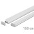 Plakatlatten STANDARD 150 cm - Bannerlatten Werbung Plakatlatten Express Clip