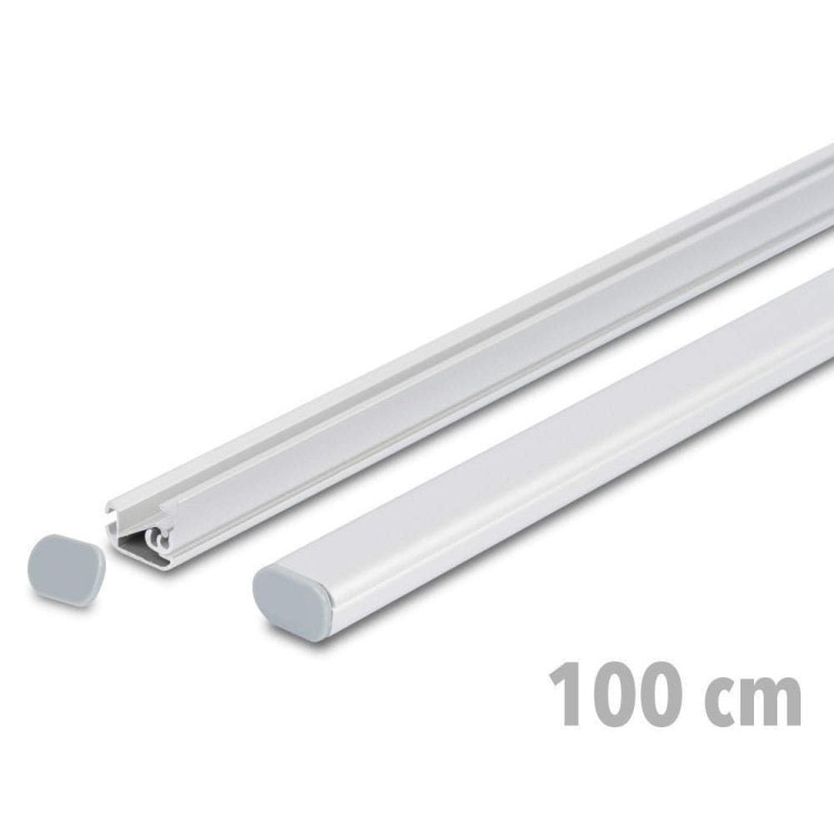 Plakatlatten TWIN 100 cm - Plakatlatten Werbebannerlatten Express Clip