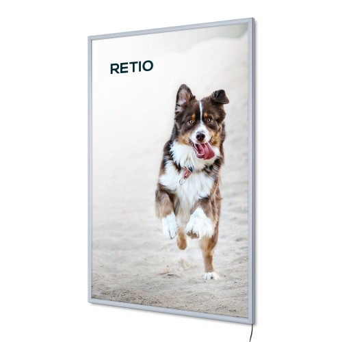 Ramka LED podświetlana PLED Economy A0 (84,1 x 118,9 cm) rama na plakat zdjęcia obraz zatrzaskowa OWZ podświetlana rama plakatowa wysokiej jakości