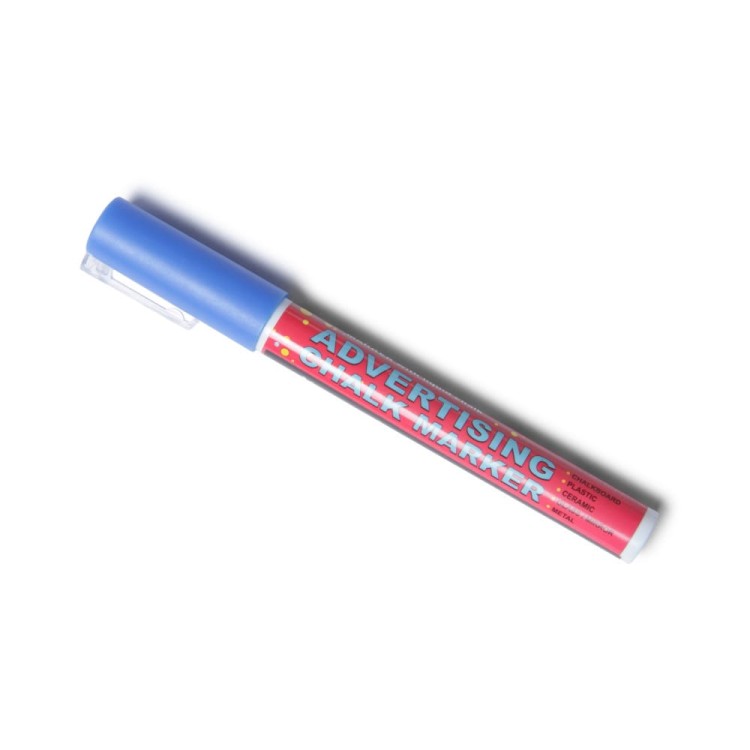 Marker kredowy 3 mm Niebieski pisak kredowy kreda w płynie do tablic kredowych