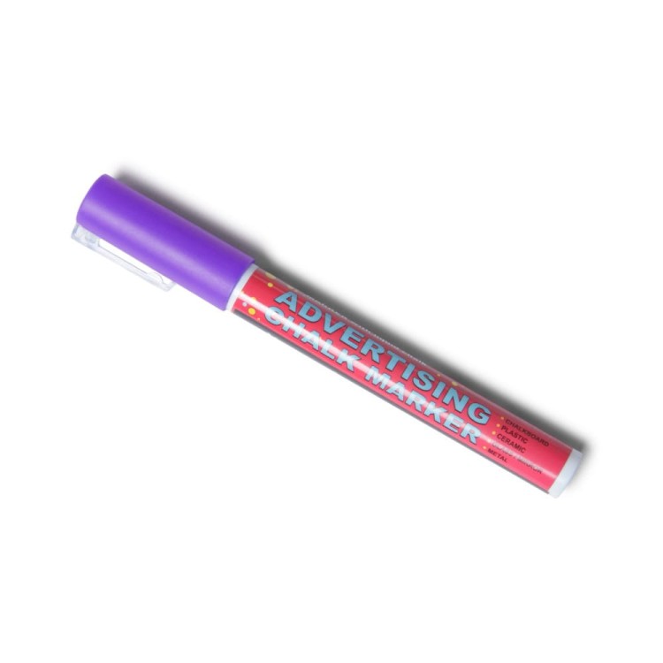 Marker kredowy 3 mm Fioletowy pisak kredowy kreda w płynie do tablic kredowych