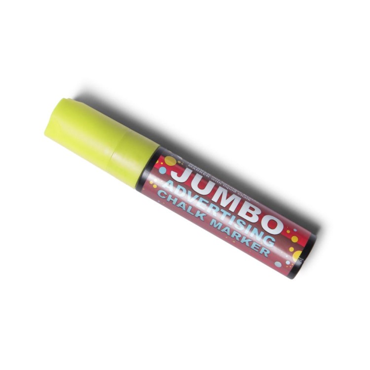 Marker kredowy 15 mm Żółty pisak kredowy kreda w płynie do tablic kredowych