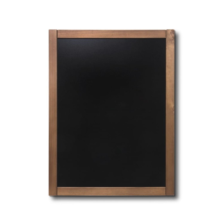 Tablica kredowa NATURA Classic Jasno brązowa 60 x 80 cm drewniana tabliczka kredowa z czarną powierzchnią do pisania markerami kredowymi
