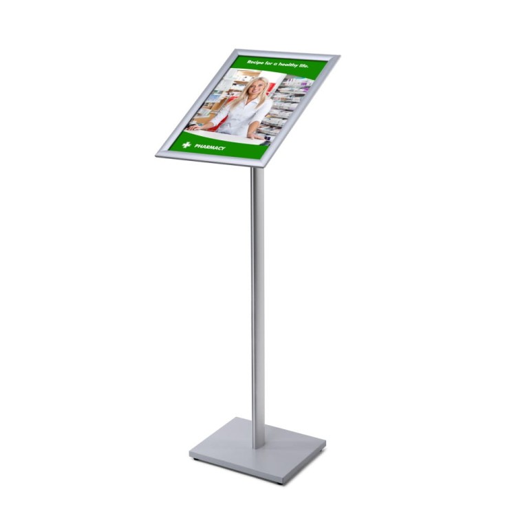 Zastosowanie w aptece - Stojak na menu stojak prezenter na kartę menu stojak informacyjny prezentacyjny z Ramką OWZ A3 do restauracji gastronomii do hotelu stojak na plakat Menu Board