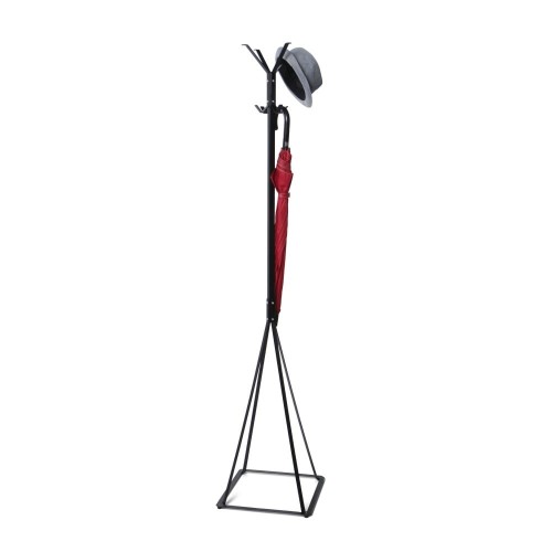 Zastosowanie, przykład na wieszaku czarnym - Wieszak stojący CLASSIC 188 cm Biały wolnostojący wieszak na ubrania wieszak biurowy wieszak do postawienia na podłodze