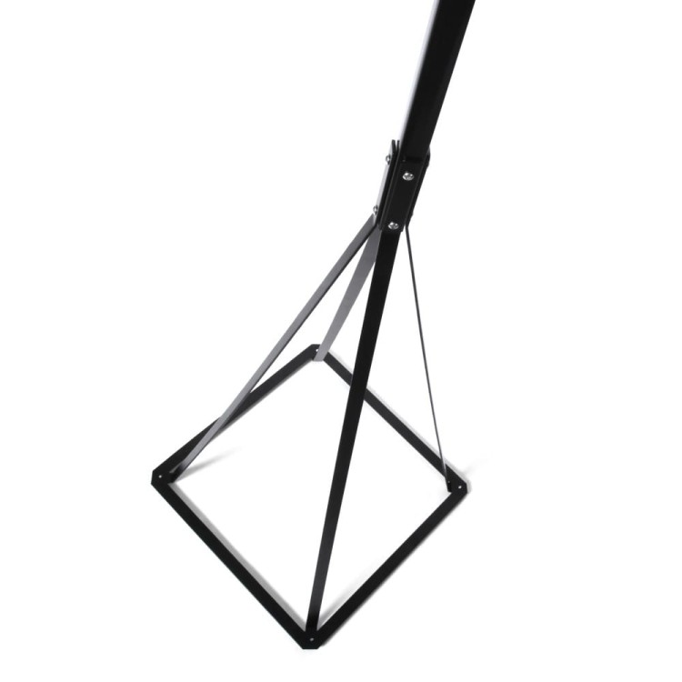 Detal, przykład na wieszaku czarnym - Wieszak stojący CLASSIC 188 cm Biały wolnostojący wieszak na ubrania wieszak biurowy wieszak do postawienia na podłodze