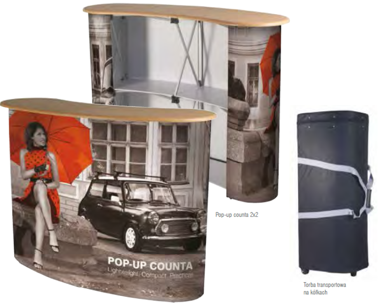 Lada wystawiennicza Pop-Up Counta 2x2