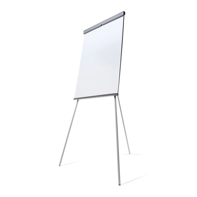 Flipchart magnetyczny SCRITTO® Standard 68 x 100 cm stojak z tablicą magnetyczną suchościeralną mobilny flipchart stojak do postawienia z tablicą do pisania z regulowanymi nogami