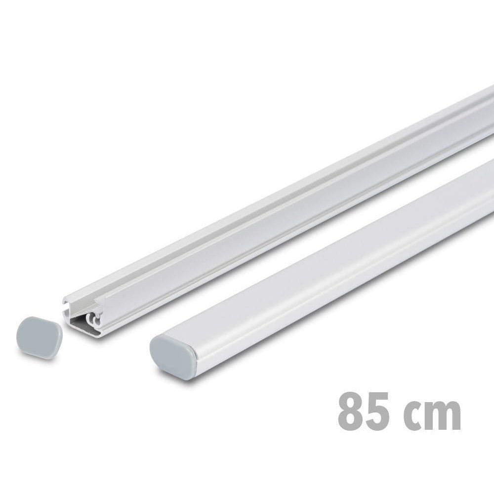 TWIN 85 cm - Advertising banner strips on the Express Clip clamp