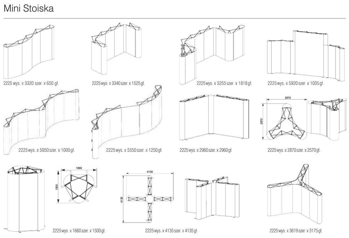 Straight Pop-Up Stand - Premium 2,5 x 2,2 m with single-sided printout