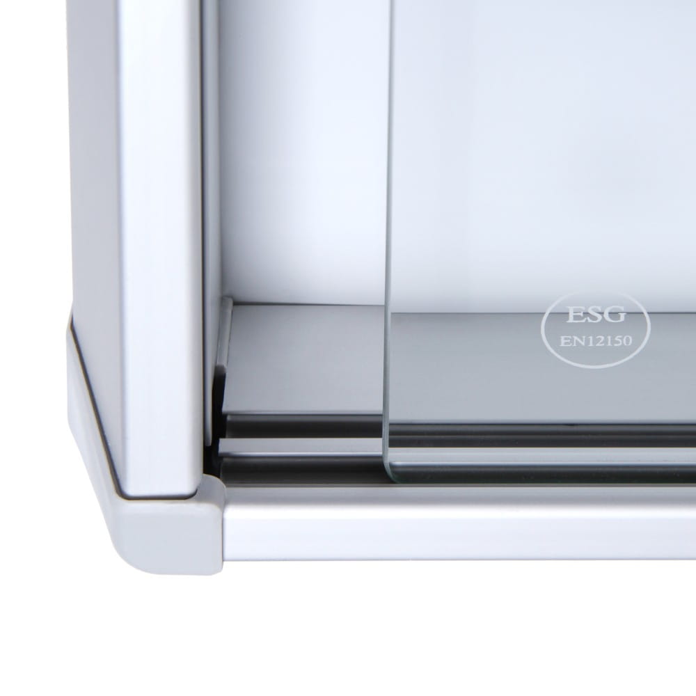 SL 6xA4 Magnetic Display Case 66x61 cm with Sliding Door, Locked with a Key for Internal Use, Display Cabinet, Advertisement Display, Information Display, Notice Board, Information Board