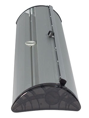 Case - Barracuda Roll-up  120 x 200 cm roll-up advertising stand with a print