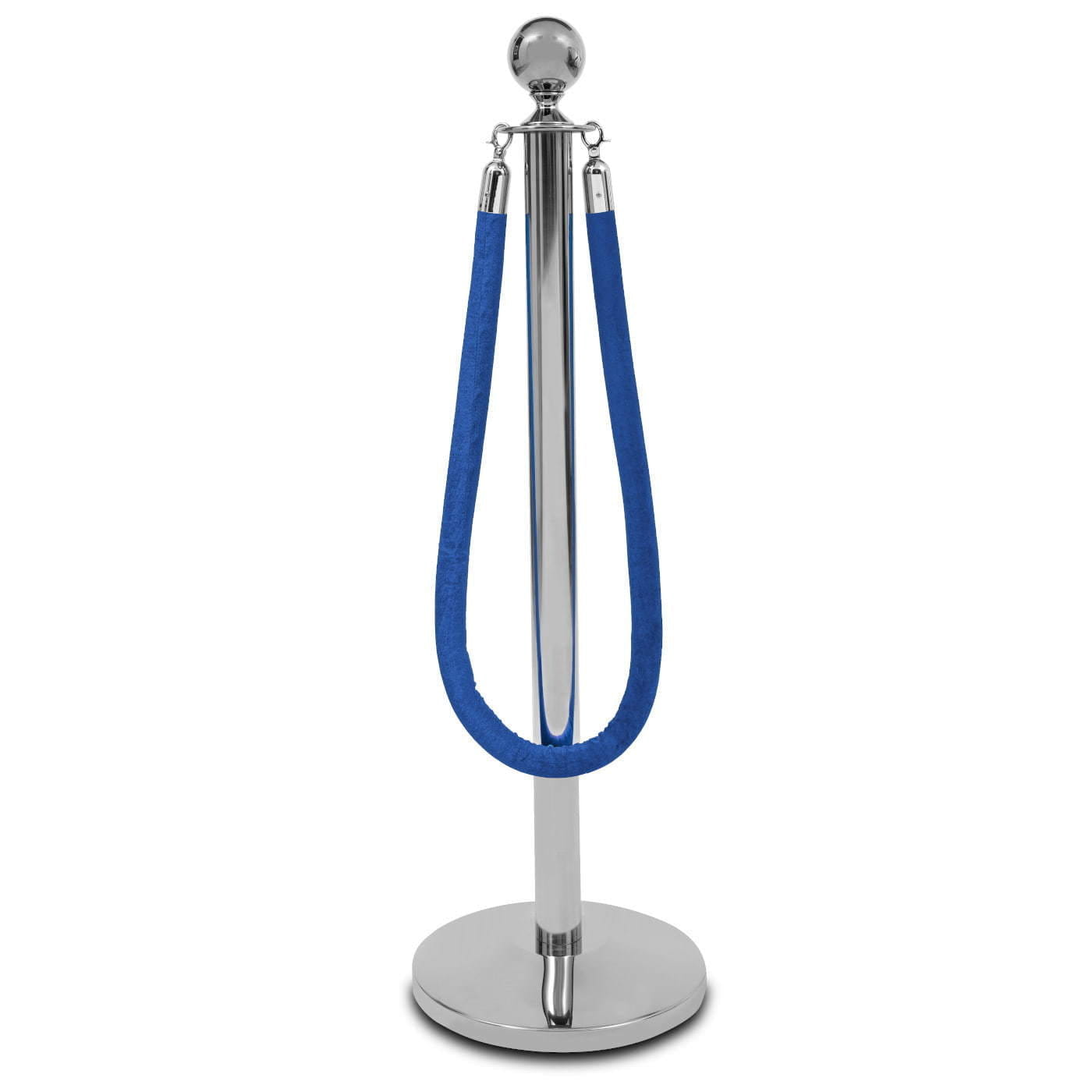 ROYAL Barrier Post for a Hotel Restaurant or VIP Zone CHROME