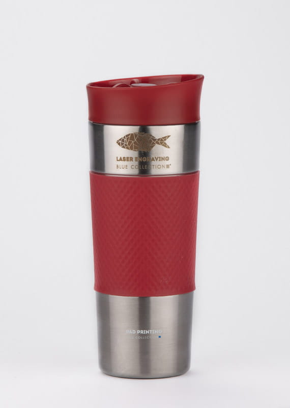 Kubek termiczny RONDE 425 ml czerwony