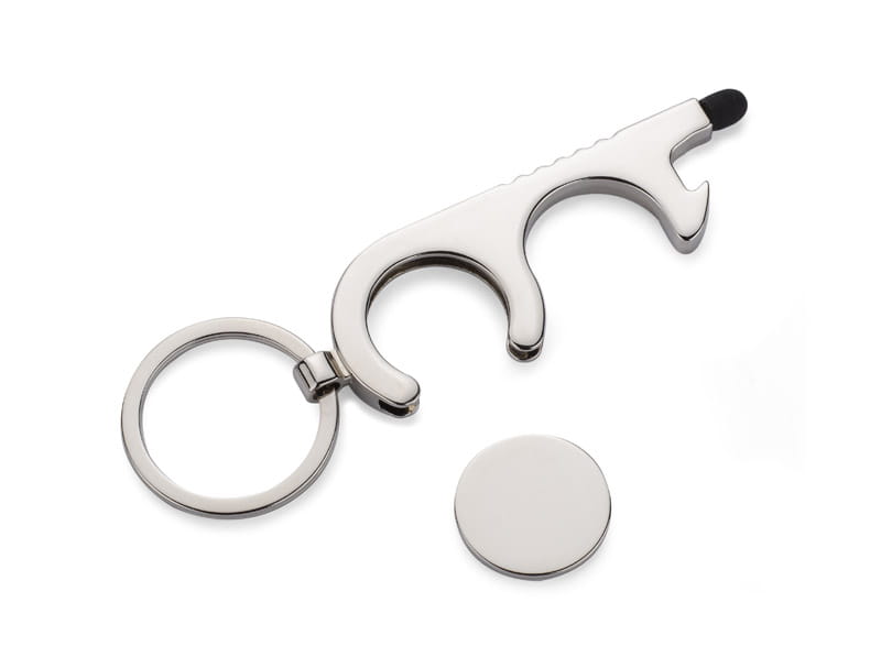 Brelok anti-touch TUS srebrny