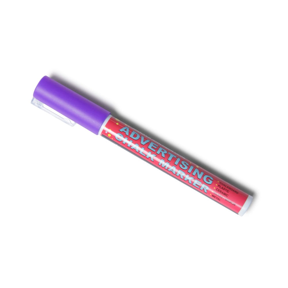 Chalk Marker 3 mm Violet Liquid Chalk Marker Pen for Chalkboards