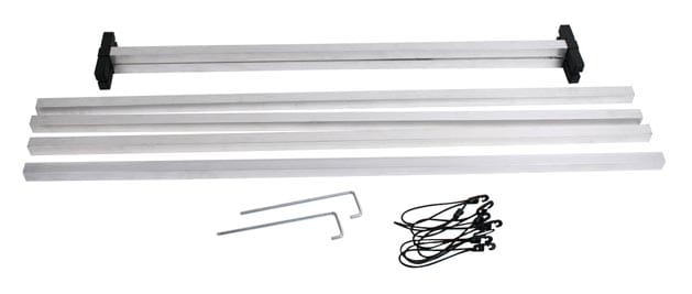 3000mm Monsoon banner frame with double-sided printing