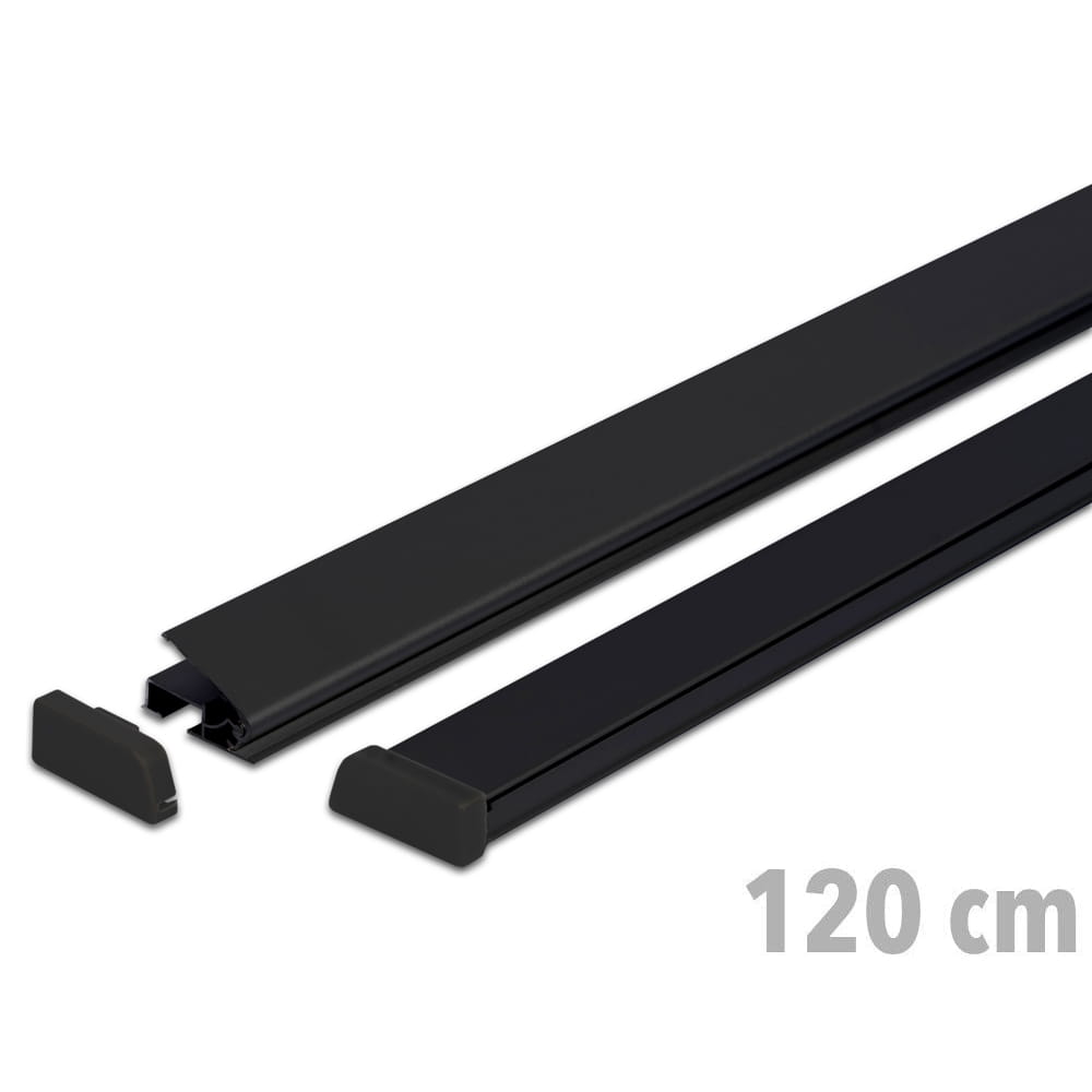 Listwy plakatowe STANDARD 120 cm - czarne listwy na plakat listwy banerowe reklamowe Na Zacisk Express Clip