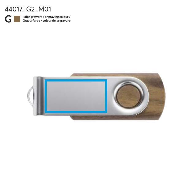 USB-Speicher TWISTER WALNUSS 16 GB braun